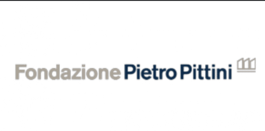 Logo of Fondazione Pietro Pittini, partner of Ashoka Italy; Grey bold letters Fondazione, then Dark Blue bold letters Pietro Pittini