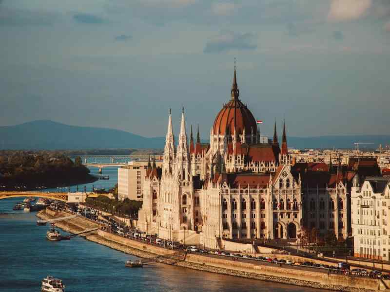 budapest parliament danube landscape