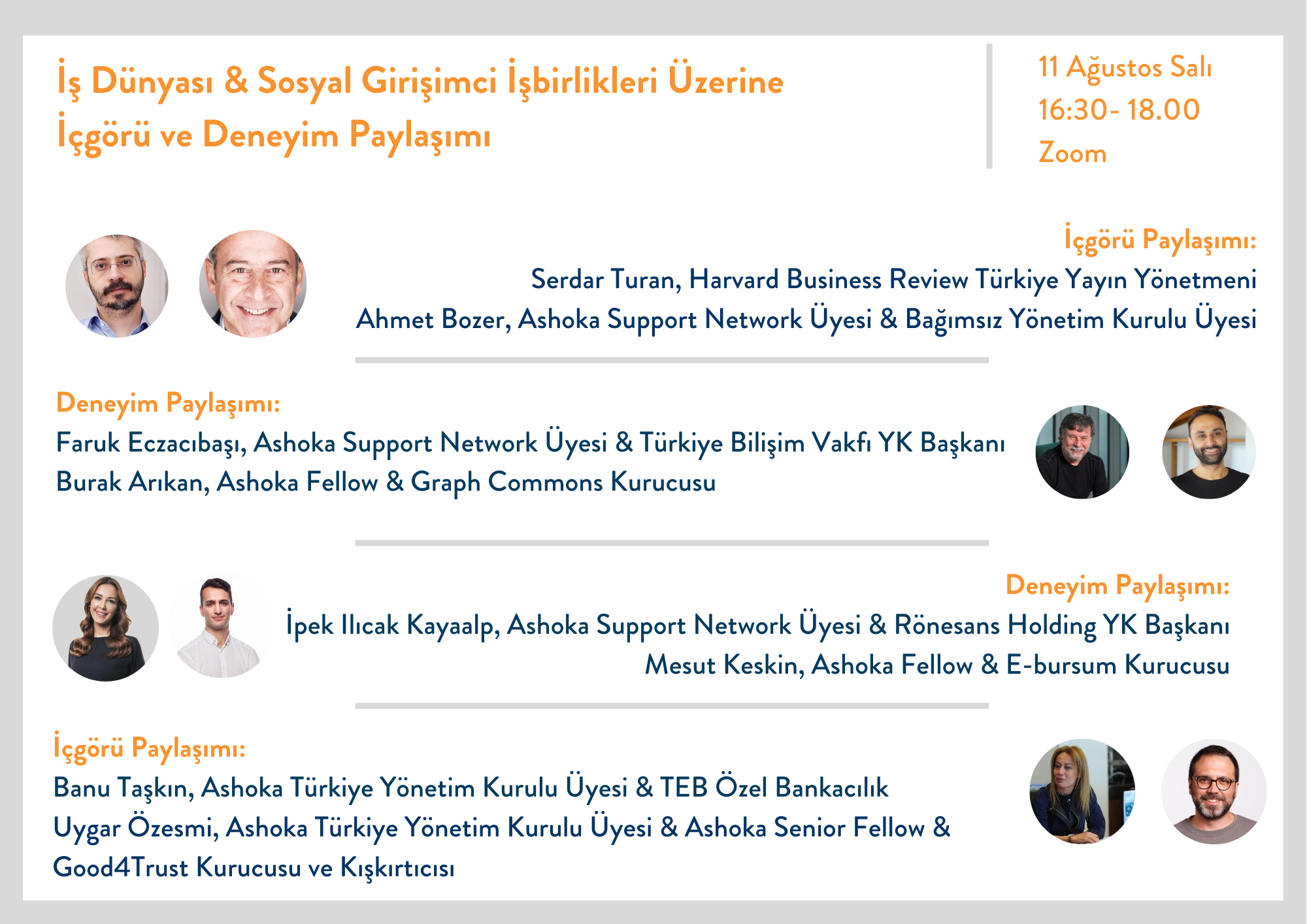 İş Dünyası & Sosyal Girişimci İşbirlikleri Üzerine İçgörü ve Deneyim Paylaşımı