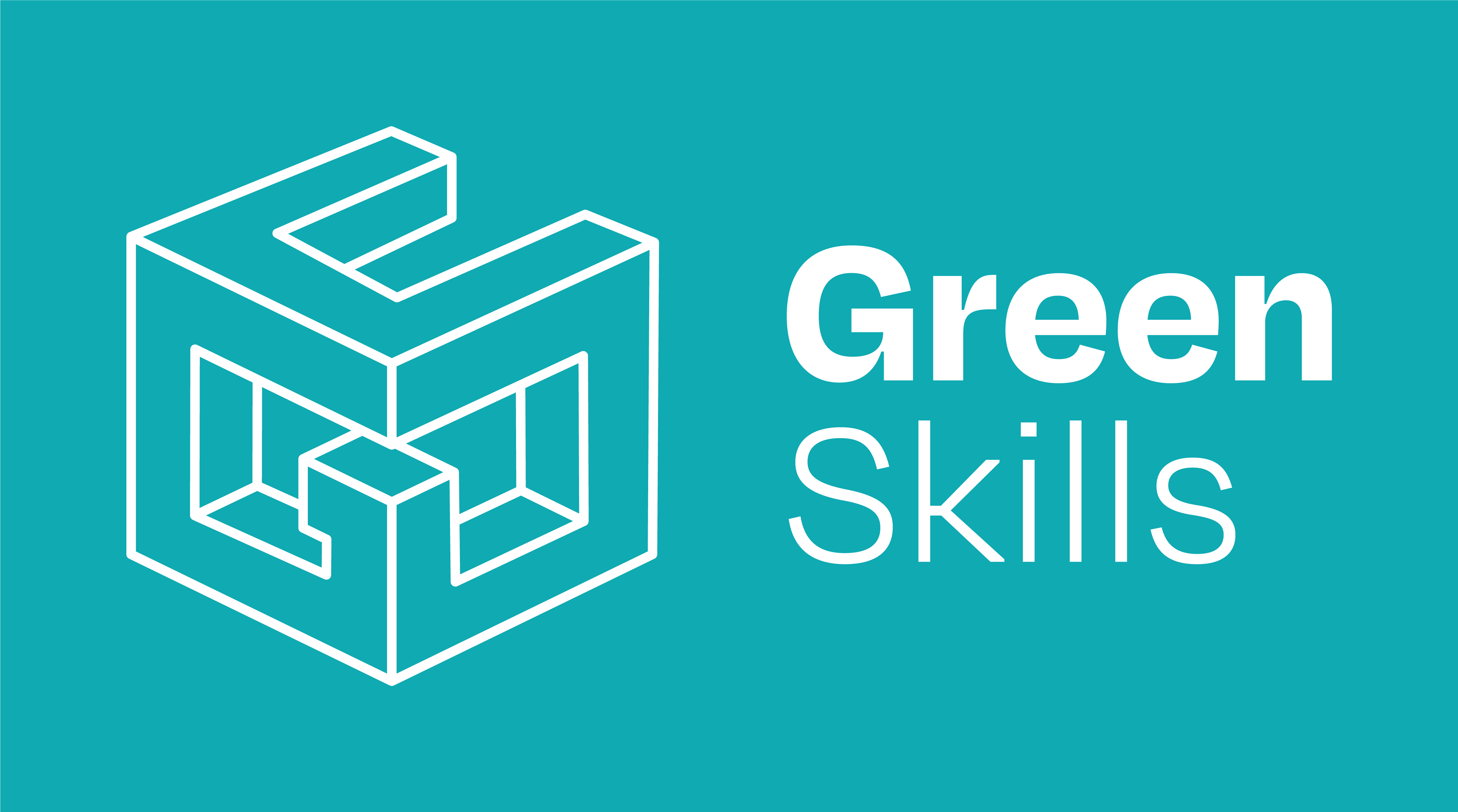 green skills logo light blue