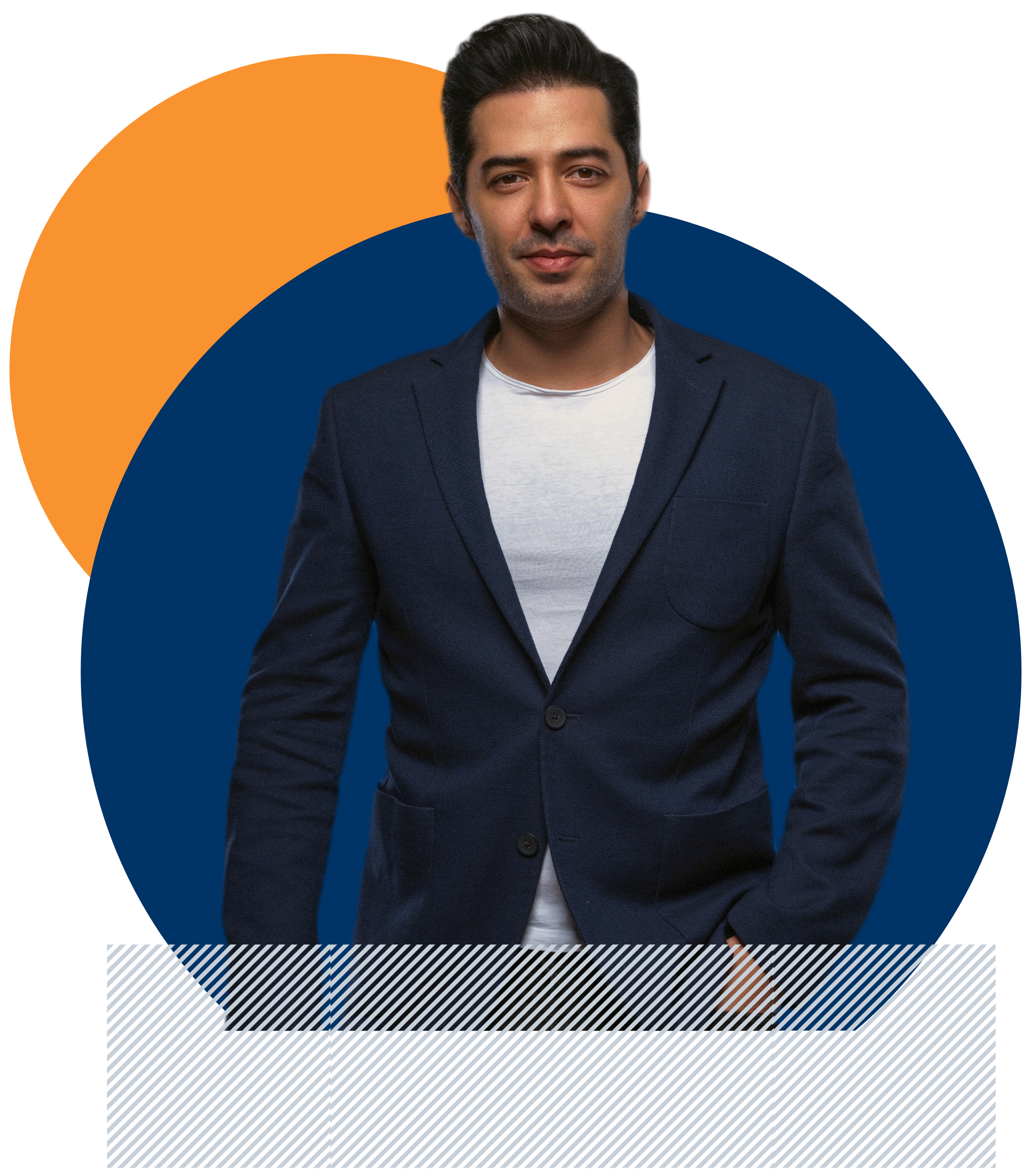 speaker with graphics
