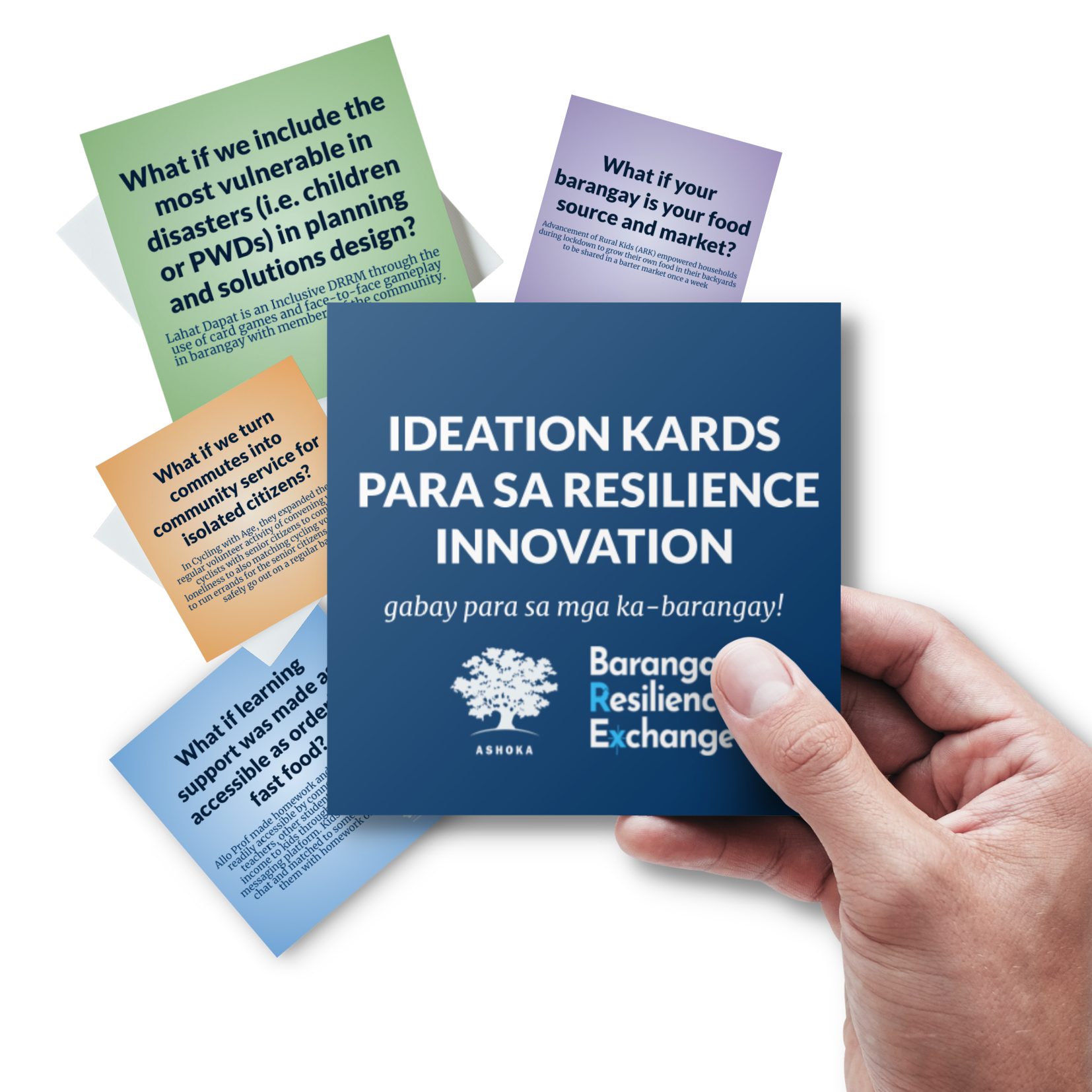 Ideation cards with What if statements to innovate resilience
