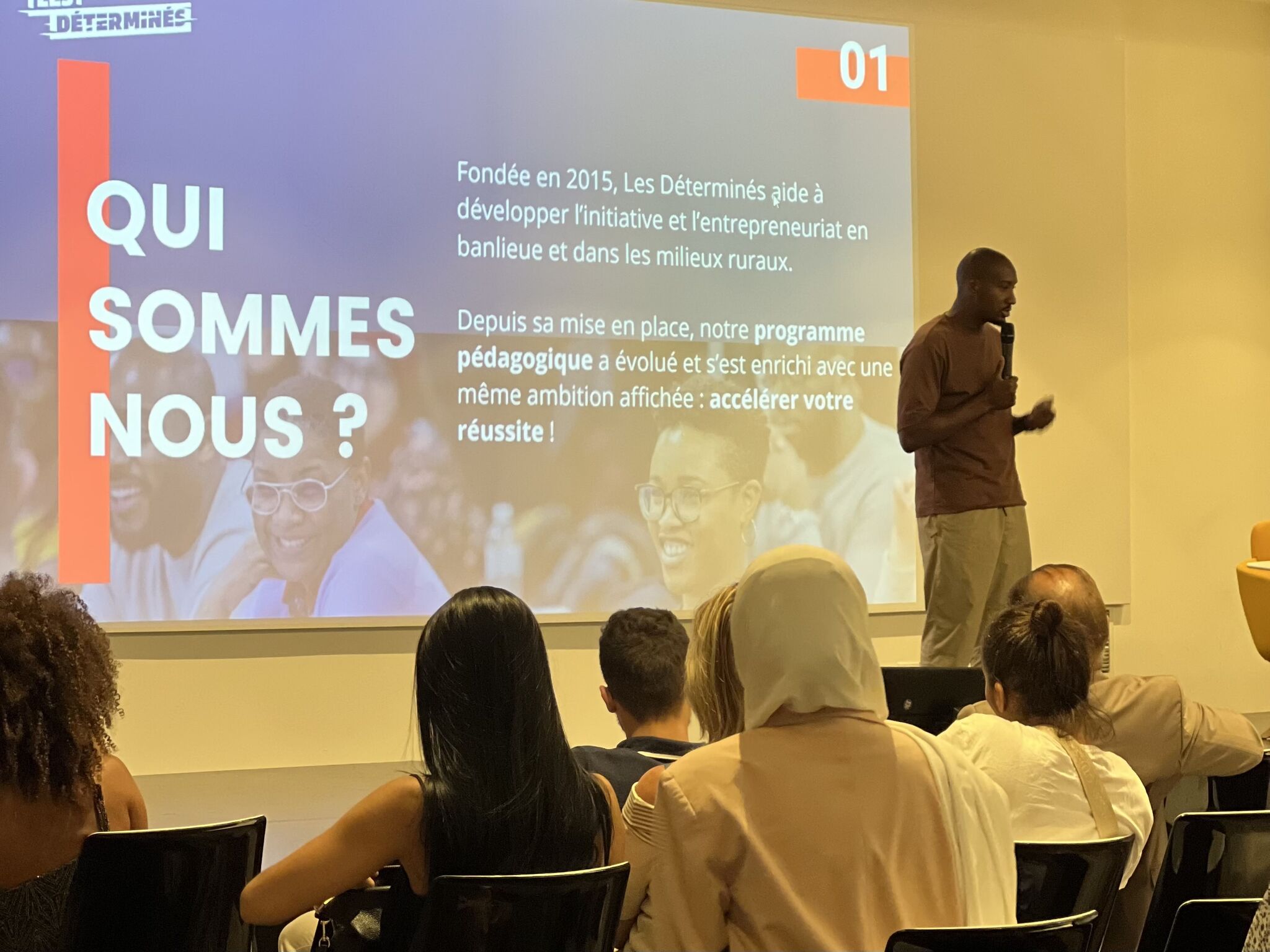 There are no prerequisites to join Les Determines except the desire to learn, making entry into the entrepreneurial world more accessible to young people from underserved communities