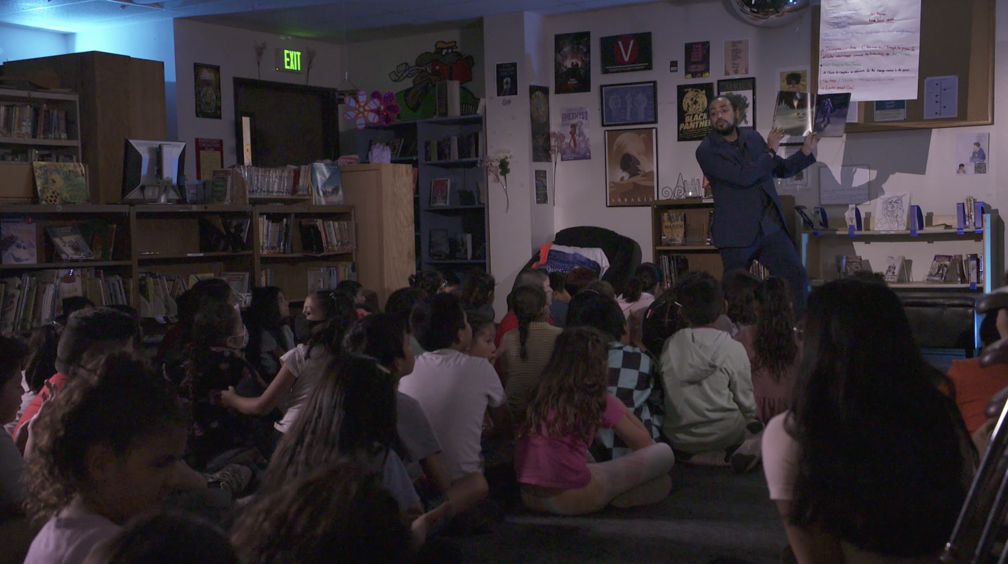 Dustin and his students