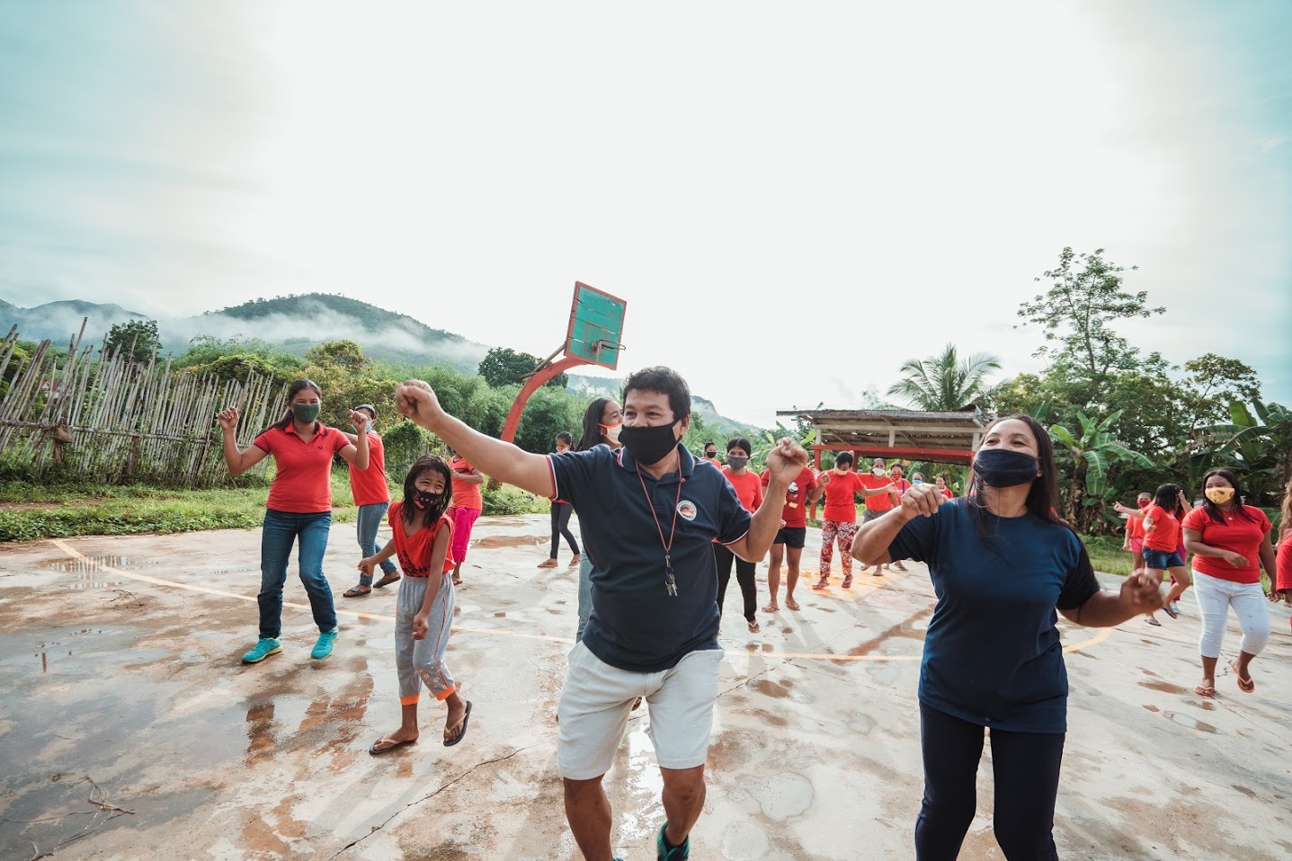 Backyard farming has become a community activity. Those who decided to join danced Zumba on basketball courts and held vegetable costume contests to kick off the planting cycle.