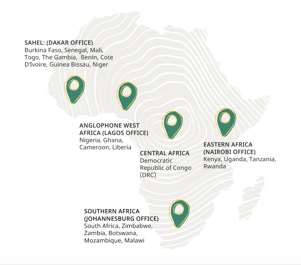Africa Map Offices