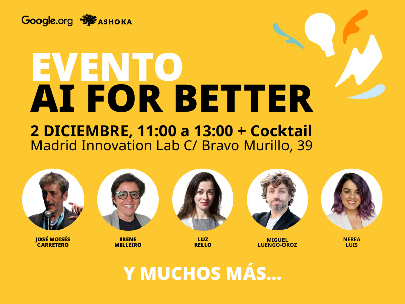Banner del evento final de AI for Better