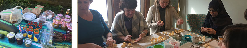Two small photos of Life School House's Work Jennifer DeCoste 2020