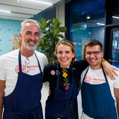 Nicola Gryczka, participating Dela social entrepreneur together with her IKEA co-workers ©MiguelBueno