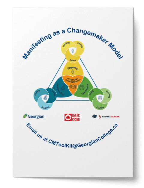 Cover for the Manifesting as a Changemaker Model Toolkit