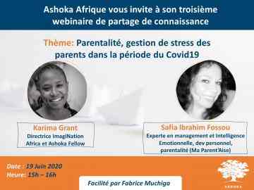 Safia IBRAHIM, et KARIMA Grant Oratrices du Webinaire