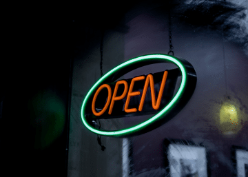 Open up