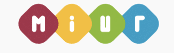 Logo for MUIR, partner of Ashoka Italy. Letter M in white with a red diamond around it, next to lowercase i in white with a yellow diamond around it, next to lower case u in white with green diamond around it, next to r in white with blue diamond around it.