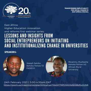 Transforming Employability For Social Change in East Africa