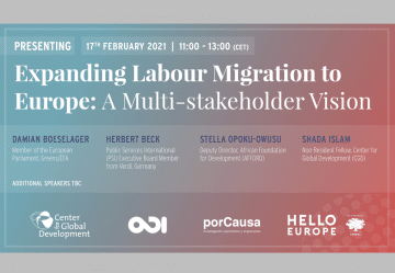Expanding Migrant Labour to Europe