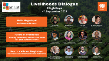 Speaker panel for Livelihoods Dialogue, Meghalaya