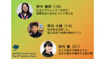 Japan Youth Venture the 45th selection panle