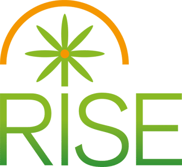 RISE logo in green