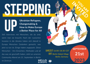 Stepping Up: Ukrainian refugees, changemaking and how to make Europe a better place for all