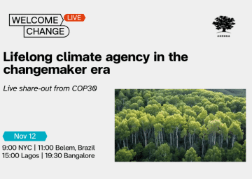 Welcome Change live from COP30