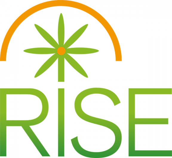 RISE logo in green