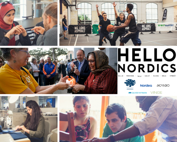 Hello Nordics collage