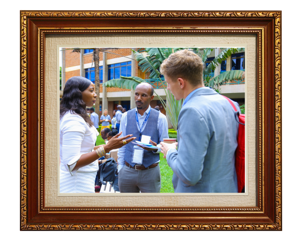 Ashoka Fellows Summit Banner Fellows talking
