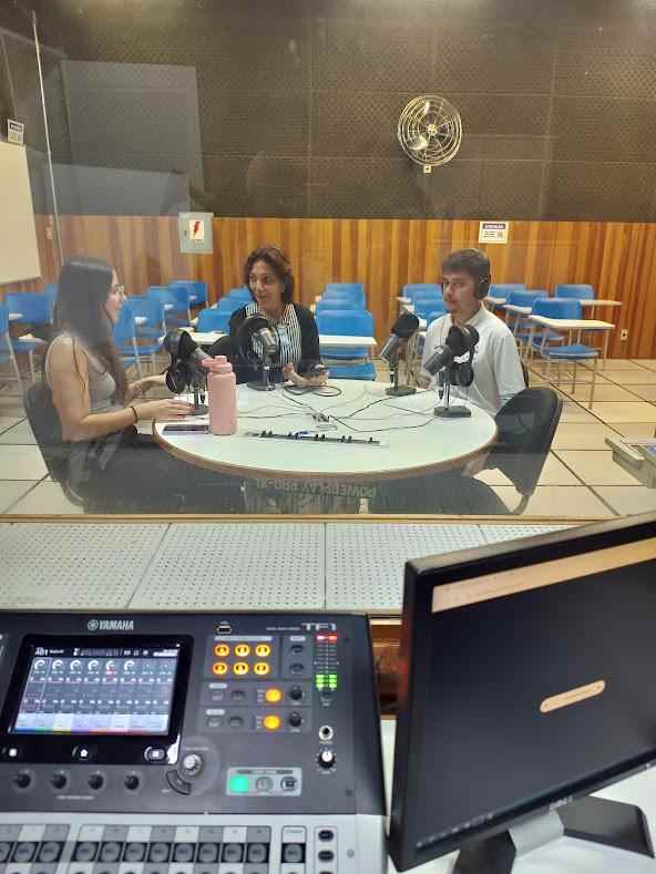 gravacao podcast