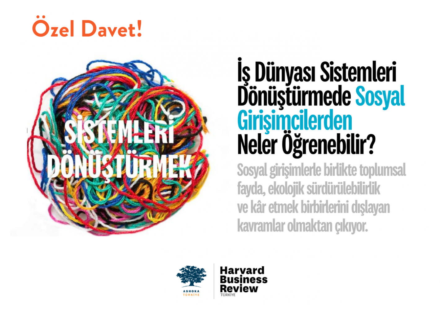 İş Dünyası & Sosyal Girişimci İşbirlikleri Üzerine İçgörü ve Deneyim Paylaşımı