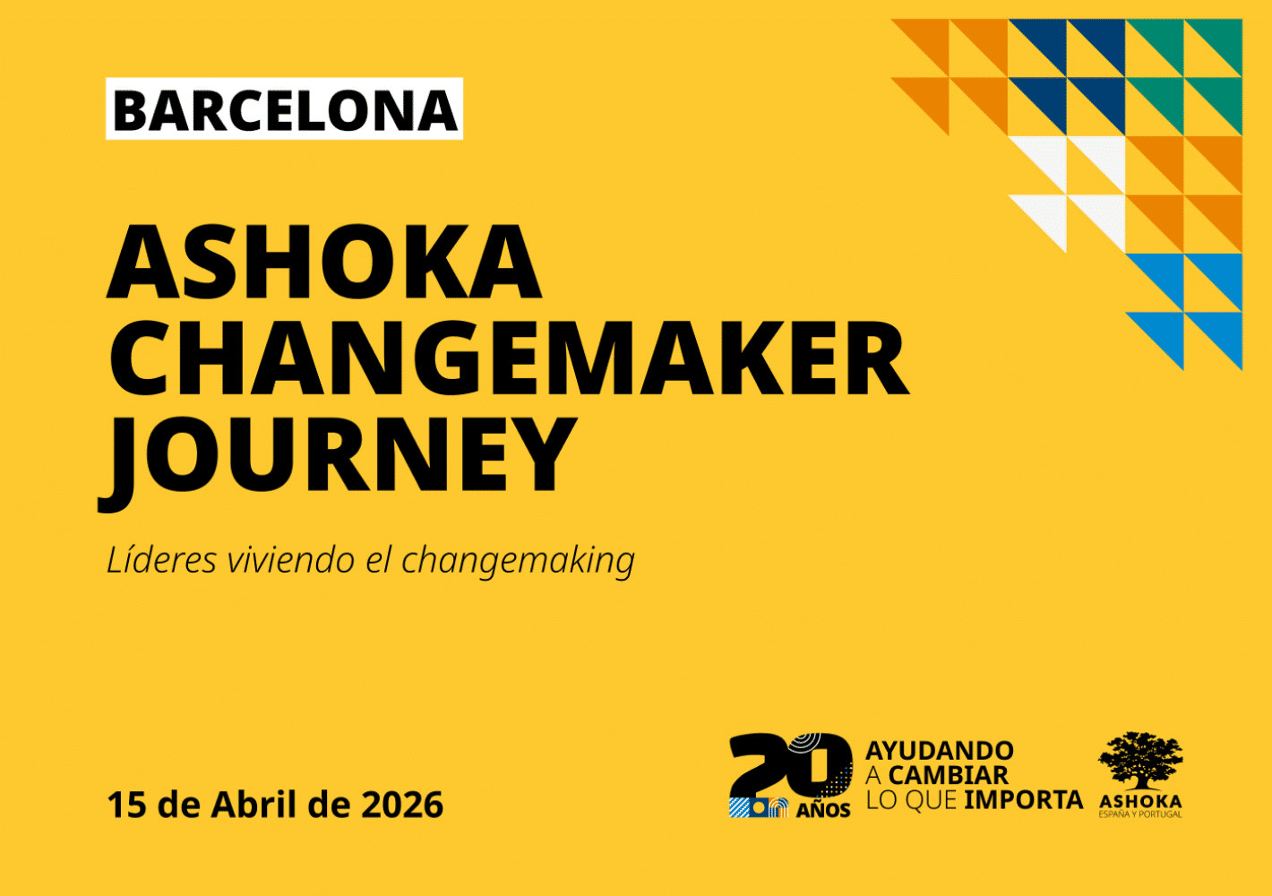 Ashoka Changemaker Journey Barcelona