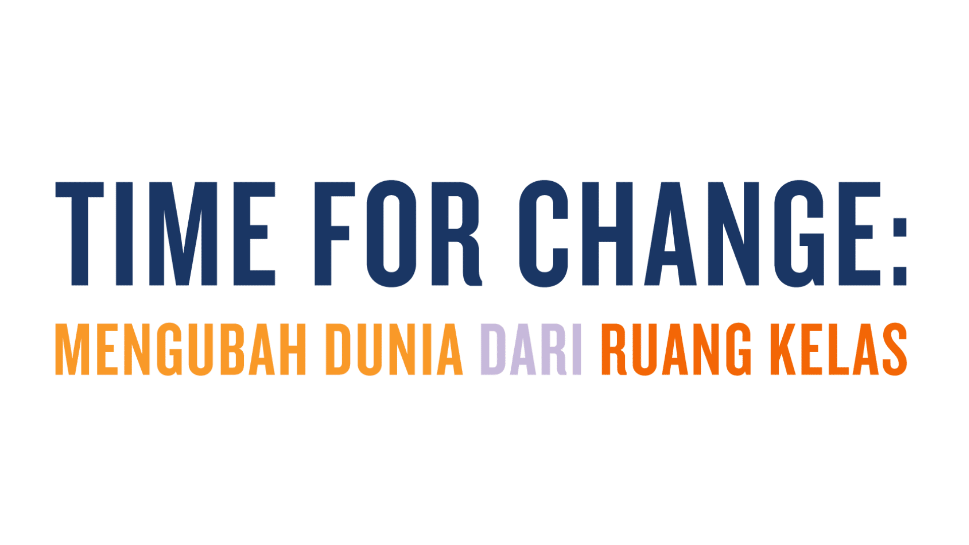Time for Change