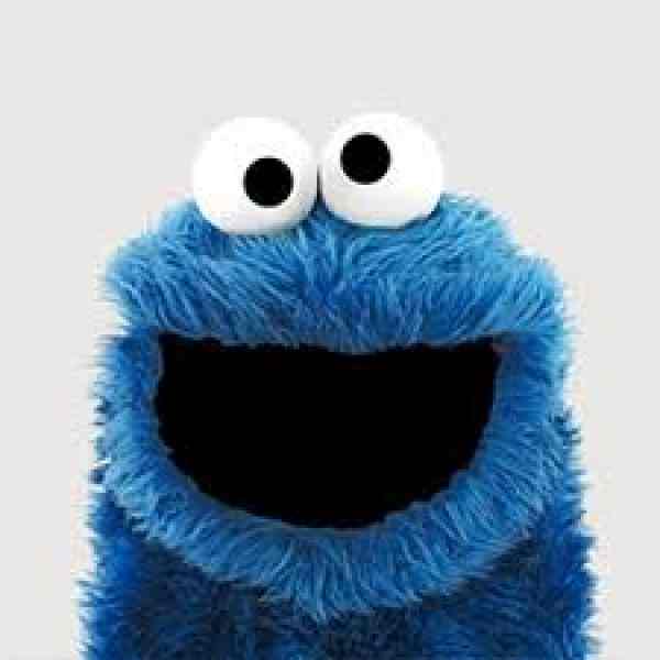 A headshot of Sesame Street's Cookie Monster