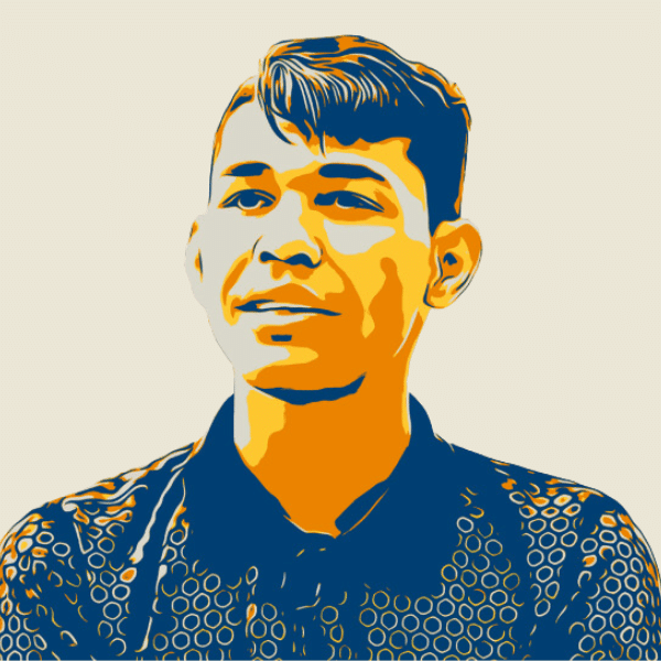 Foto com filtro amarelo e azul escuro de Luiz Cesar