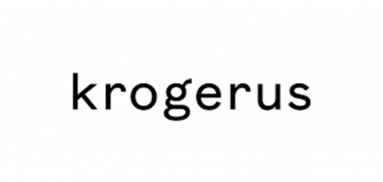 Krogerus logo; black letters all lower case saying "krogerus"
