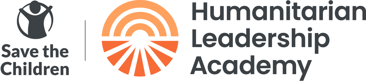 Save the Children and Humanitarian Leadership Academy logo