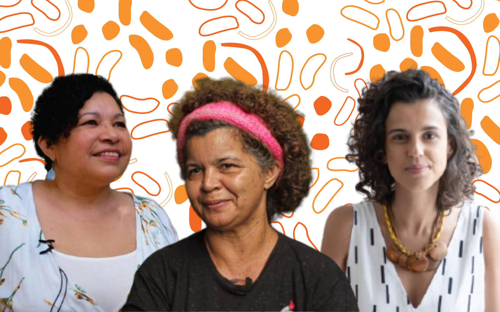 Katia Brasil, Angela Mendes e Alessandra Orofino