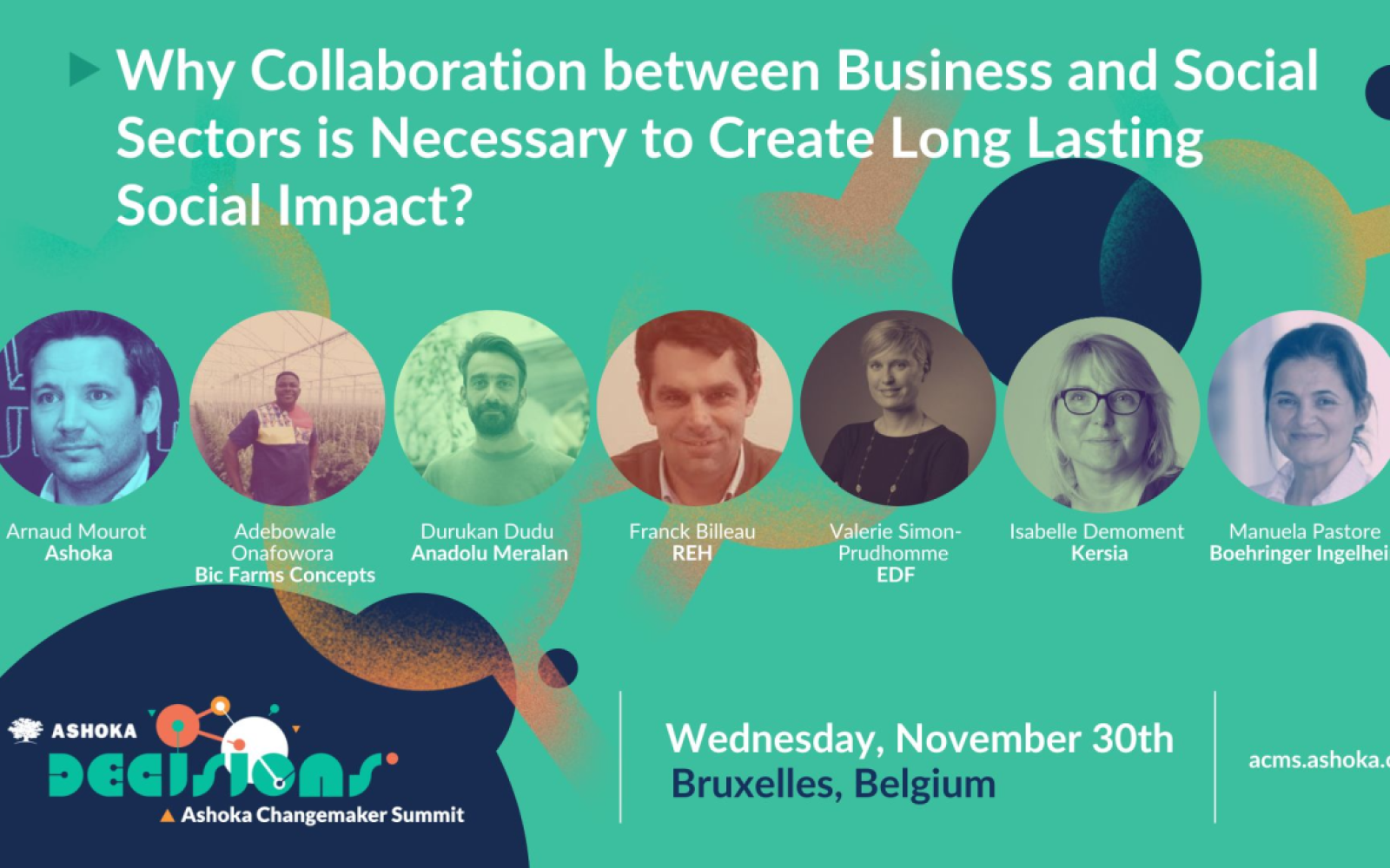 présentation des speakers de la session lors de l'acms 2022