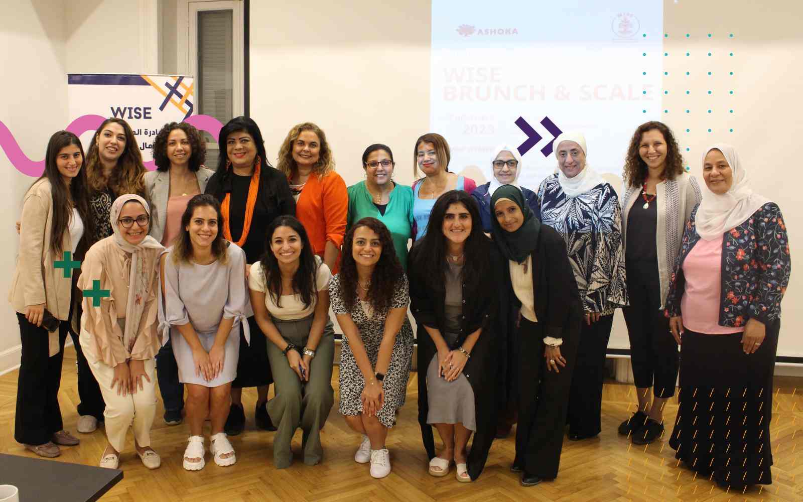 A very diverse group of women social entrepreneurs. 