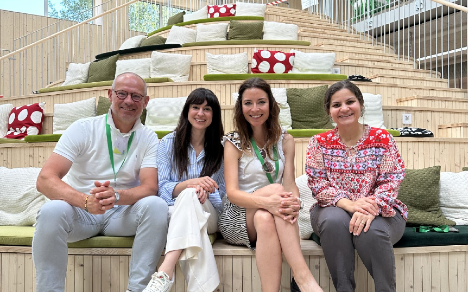 Pontus Gabel, Stella Printezi, Iva Cvjeticanin and Raghda El-Ebrashi in Social Entrepreneurship Summit, Älmhult