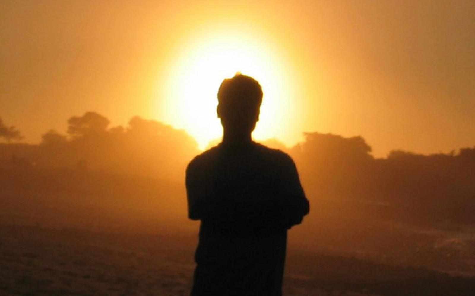Person in Sunset