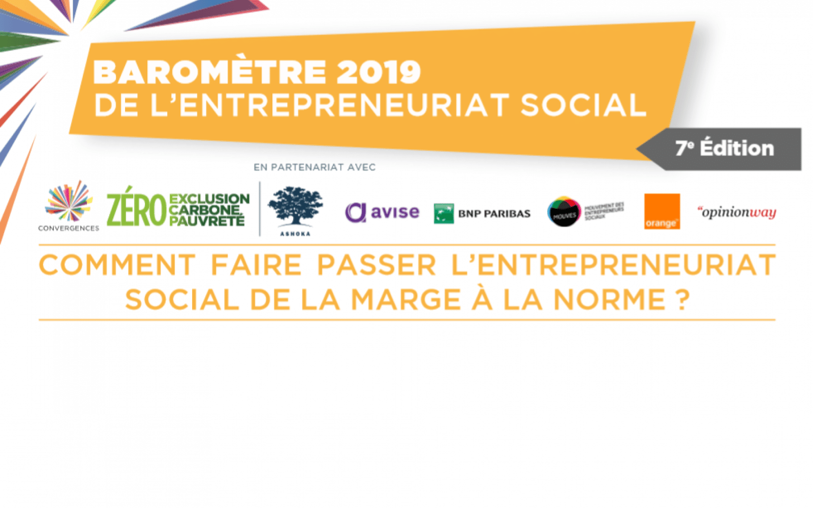 Baromètre de l'Entrepreneuriat Social 2019