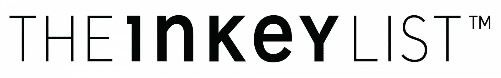Logo for The Inkey List, Partner of Ashoka UK & Ireland; word "The' is capitalized and in thin black font, directly next to it is the word "INKEY" in bold black capital letters except for the letter n; next to it is the word "List" in the same thin black capitalized font as the word "The"