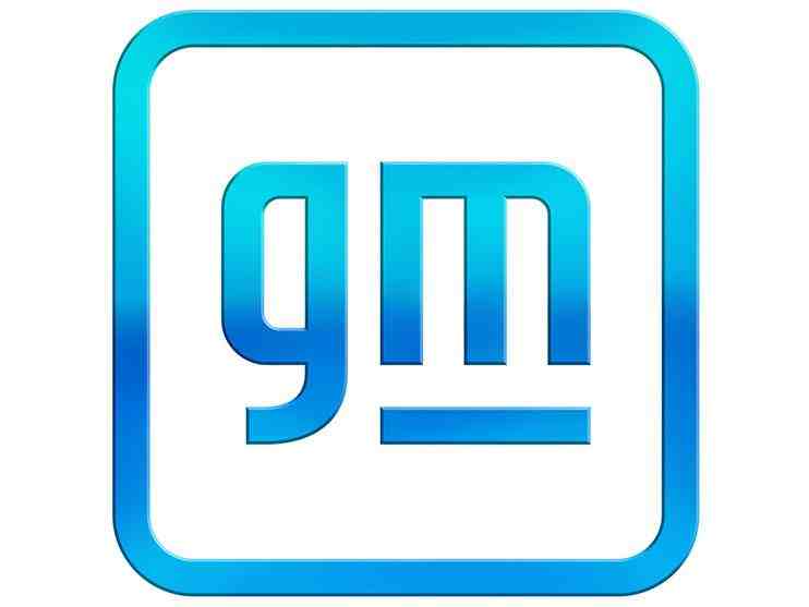 GM logo in blue