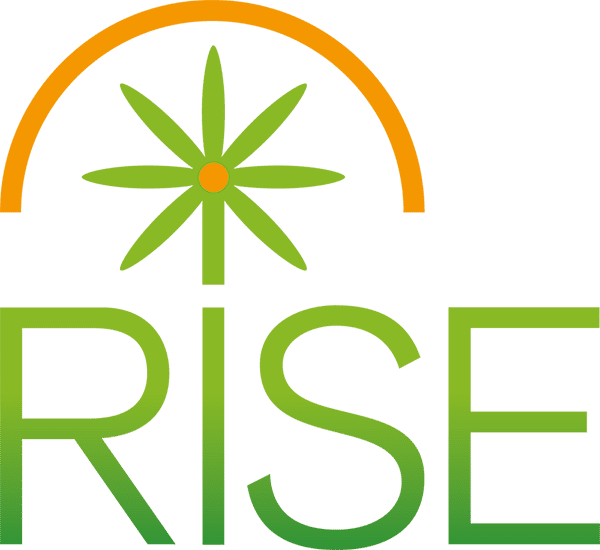RISE logo in green