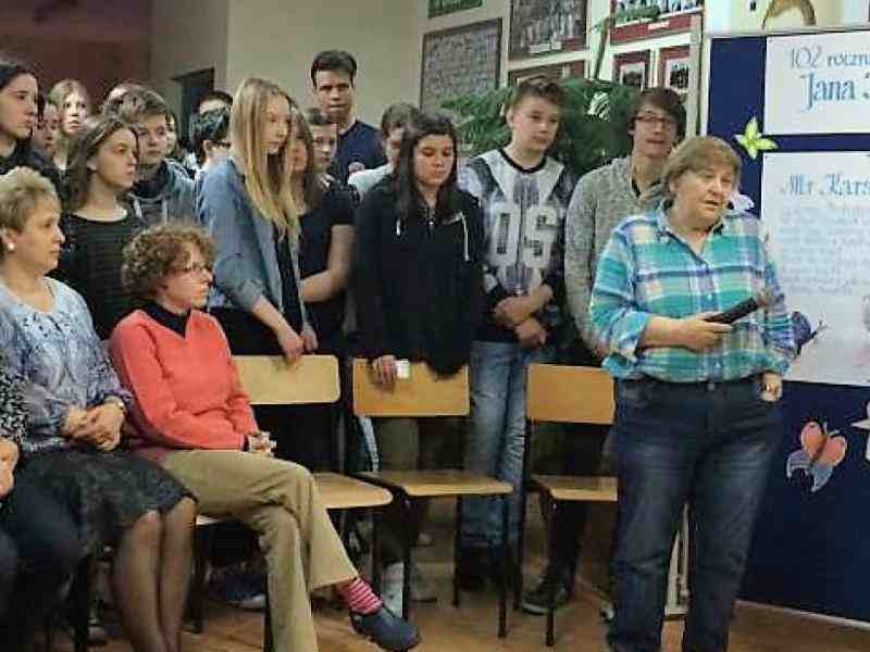 Group of persons at school