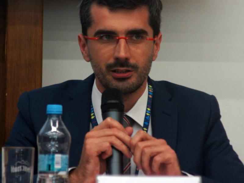 man at the conference 