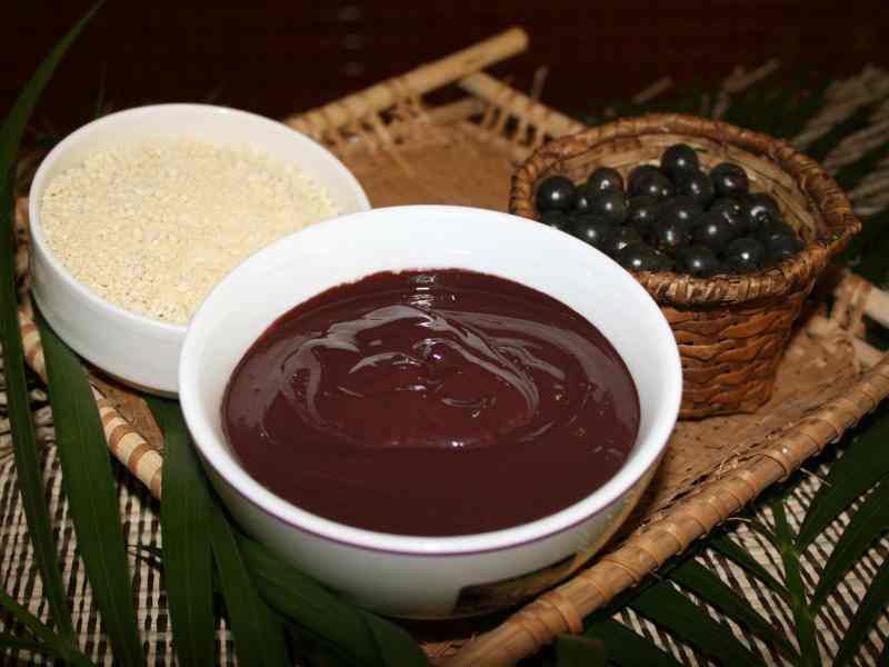 Açaí, iguaria típica da Floresta Amazônica.