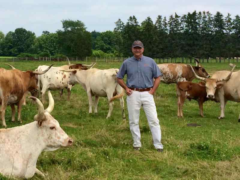 Bryan on his farm