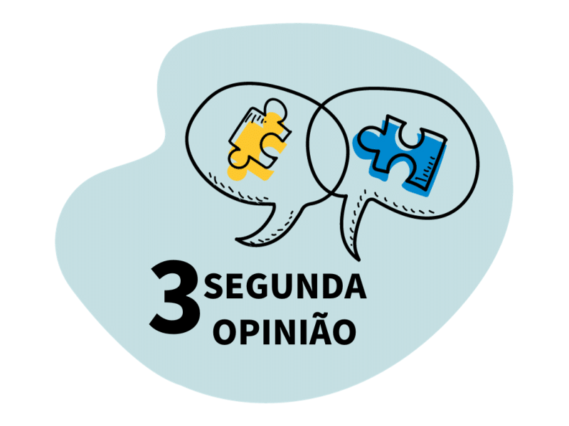 Icon of venture process, light blue background and black bold typo 