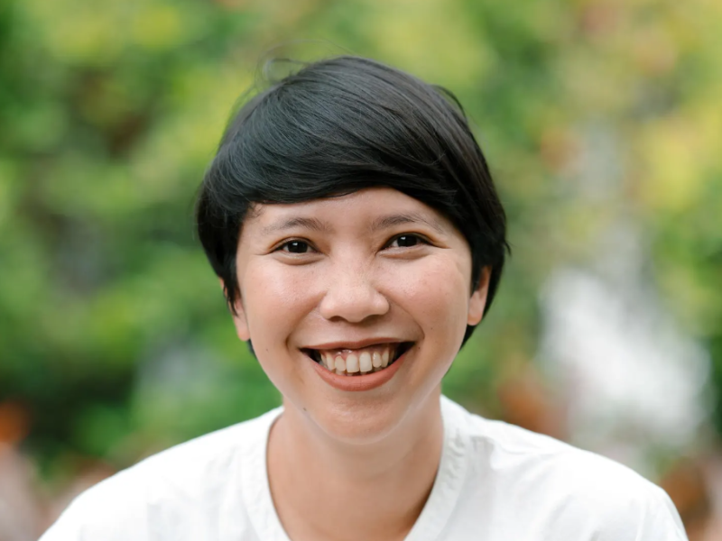 face of a woman